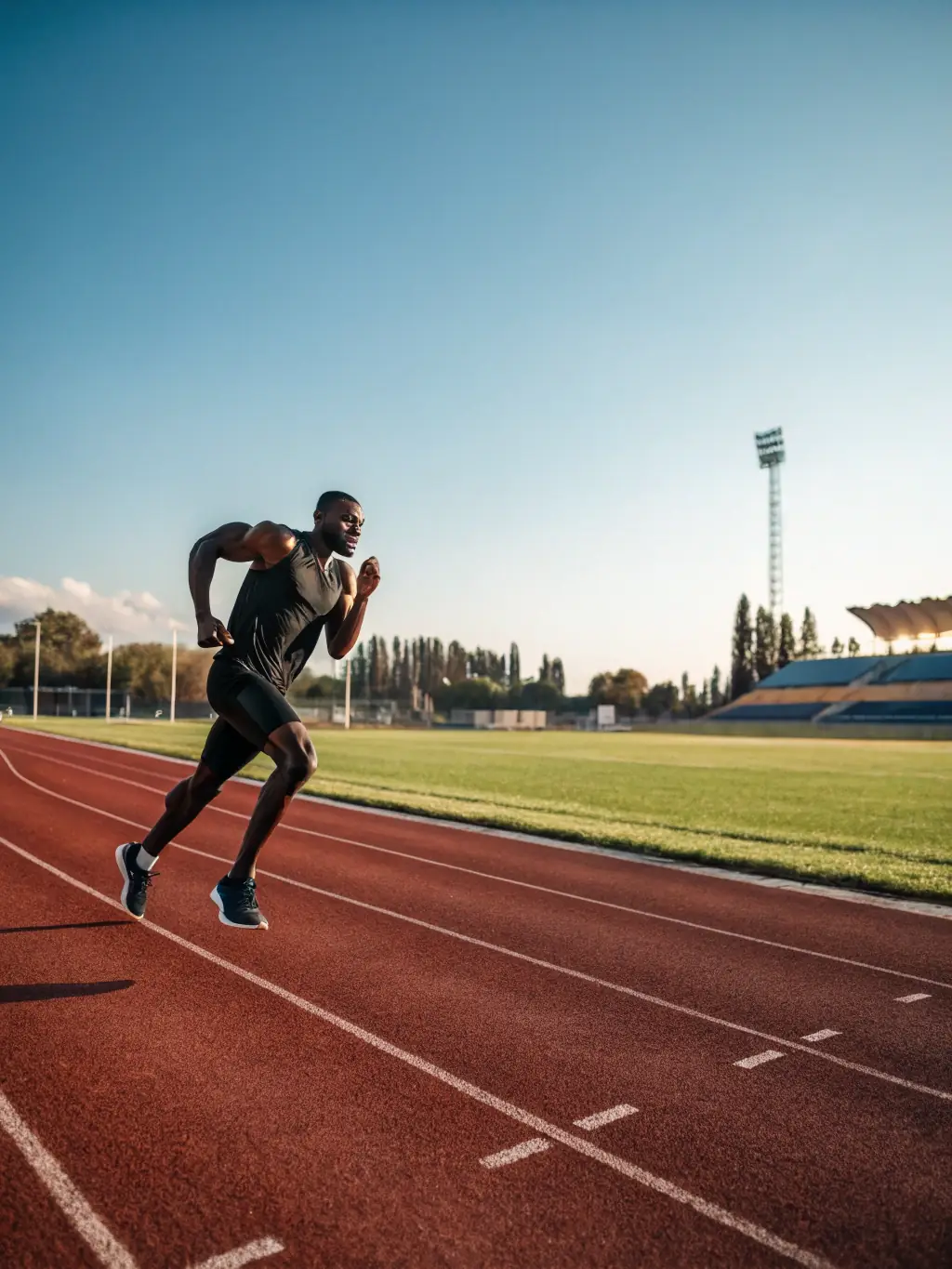 Students participating in a track and field event, showcasing the physical activity and health benefits promoted by the association.